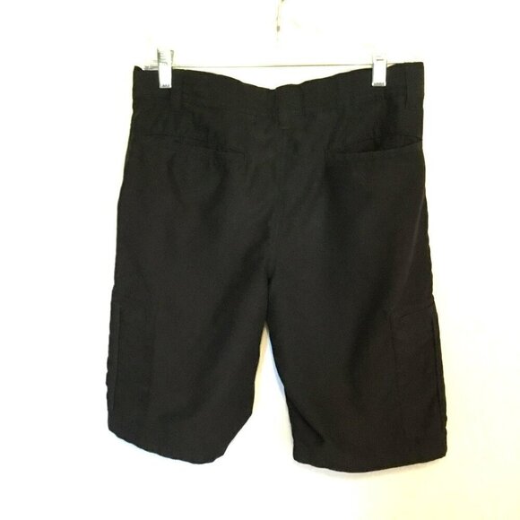 Urban Pipeline Boys Cargo Shorts Sz 18 Black Polyester Belt Loops Beach Vacation - Picture 5 of 7
